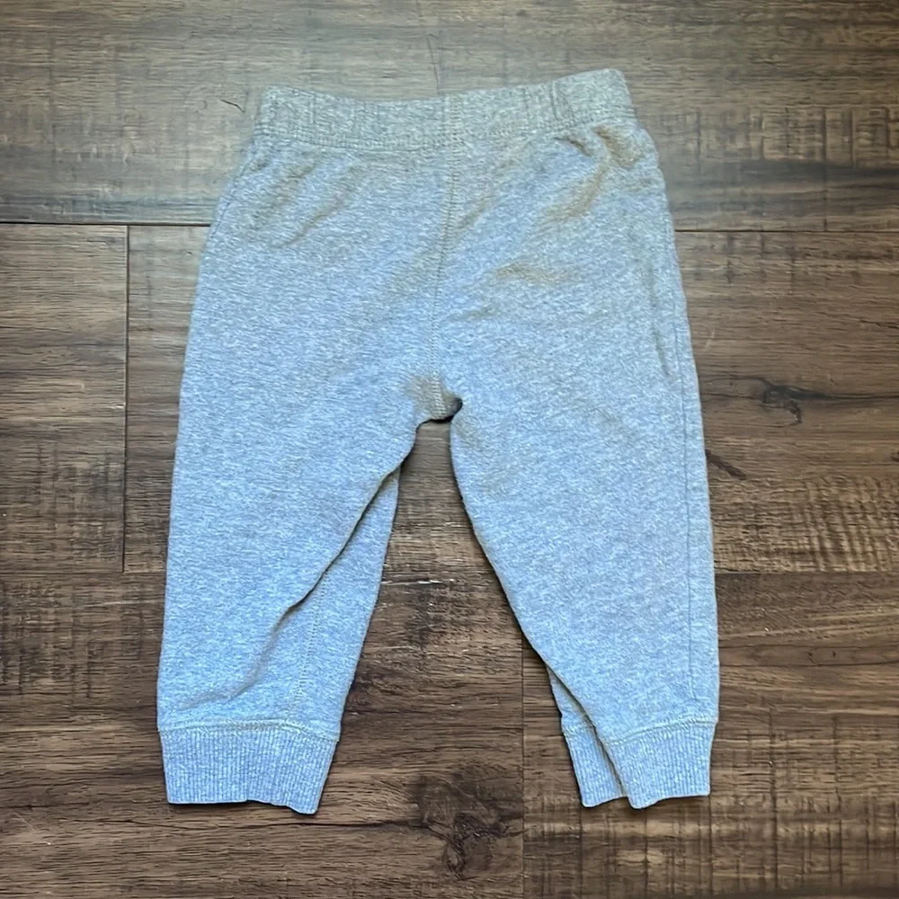 12M grey Carter’s sweatsuit/jogger
